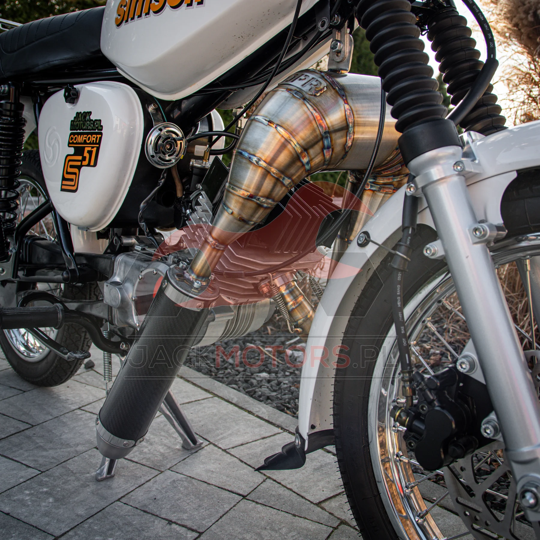 Tłumik Simson cross mtx 130 DPR Performance · czarna Evo (VM7435) — ujęcie 8