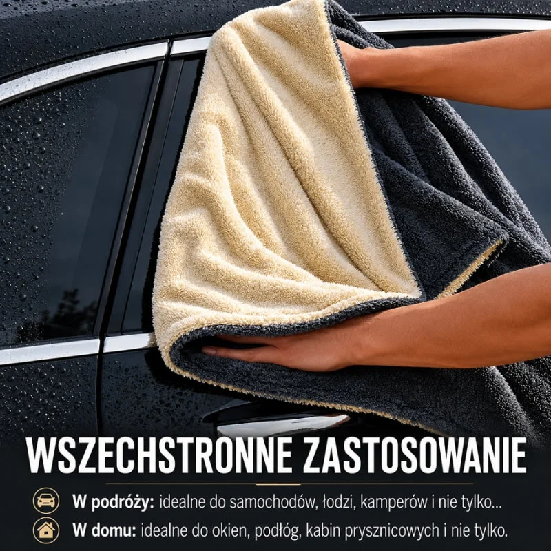Ręcznik FANTASTICLEAN 91x63 cm 1100gm2 Twisted Loop Coral Flece do osuszania — ujęcie 8