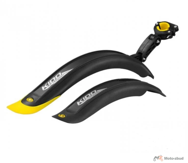 Błotnik rowerowy plastik 16 kido pro czar/żół