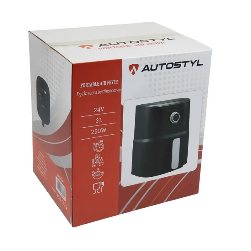 Frytkownica beztłuszczowa air fryer 24v 250w — ujęcie 2