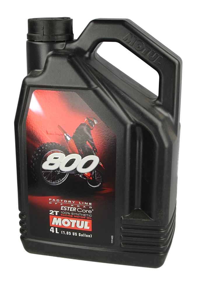 Olej MOTUL 800 factory line off road 2T 4 l — ujęcie 4