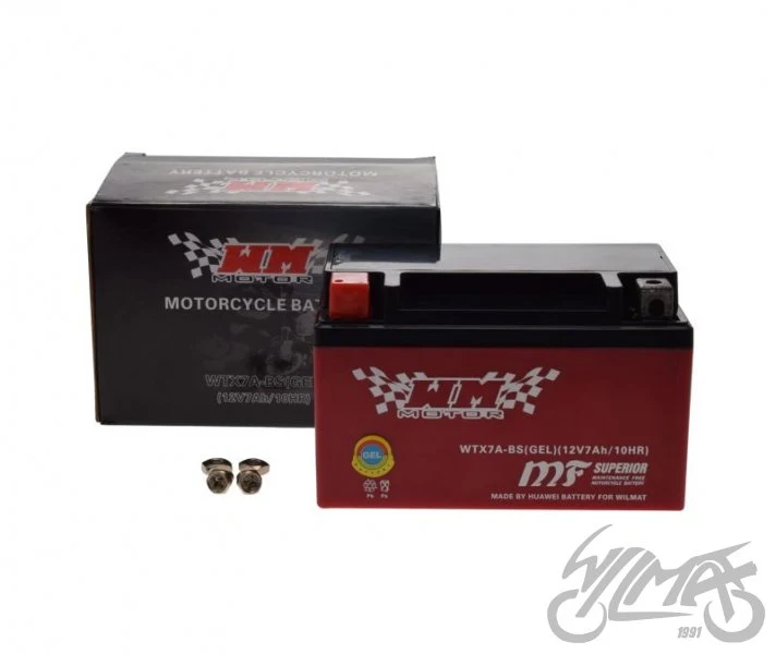 Akumulator WTX7A-BS (YTX7A-BS) (GEL) 12 V — ujęcie 1