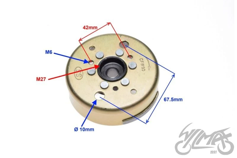 Koło magnesowe Quantum do wału ZS00001, ZS00002 — Zipp Quantum — ujęcie 2
