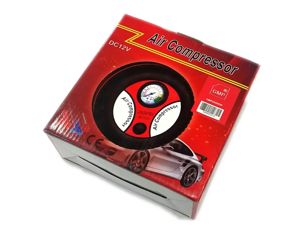 Kompresor 12V 260PSI w kształcie koła — ujęcie 3
