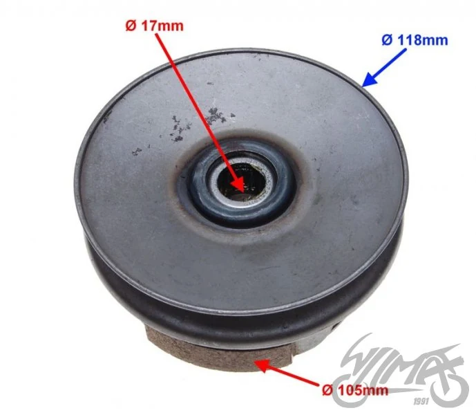 Sprzęgło tył do 4T TGB DIO fi dzwona 107,4 mm — ujęcie 2