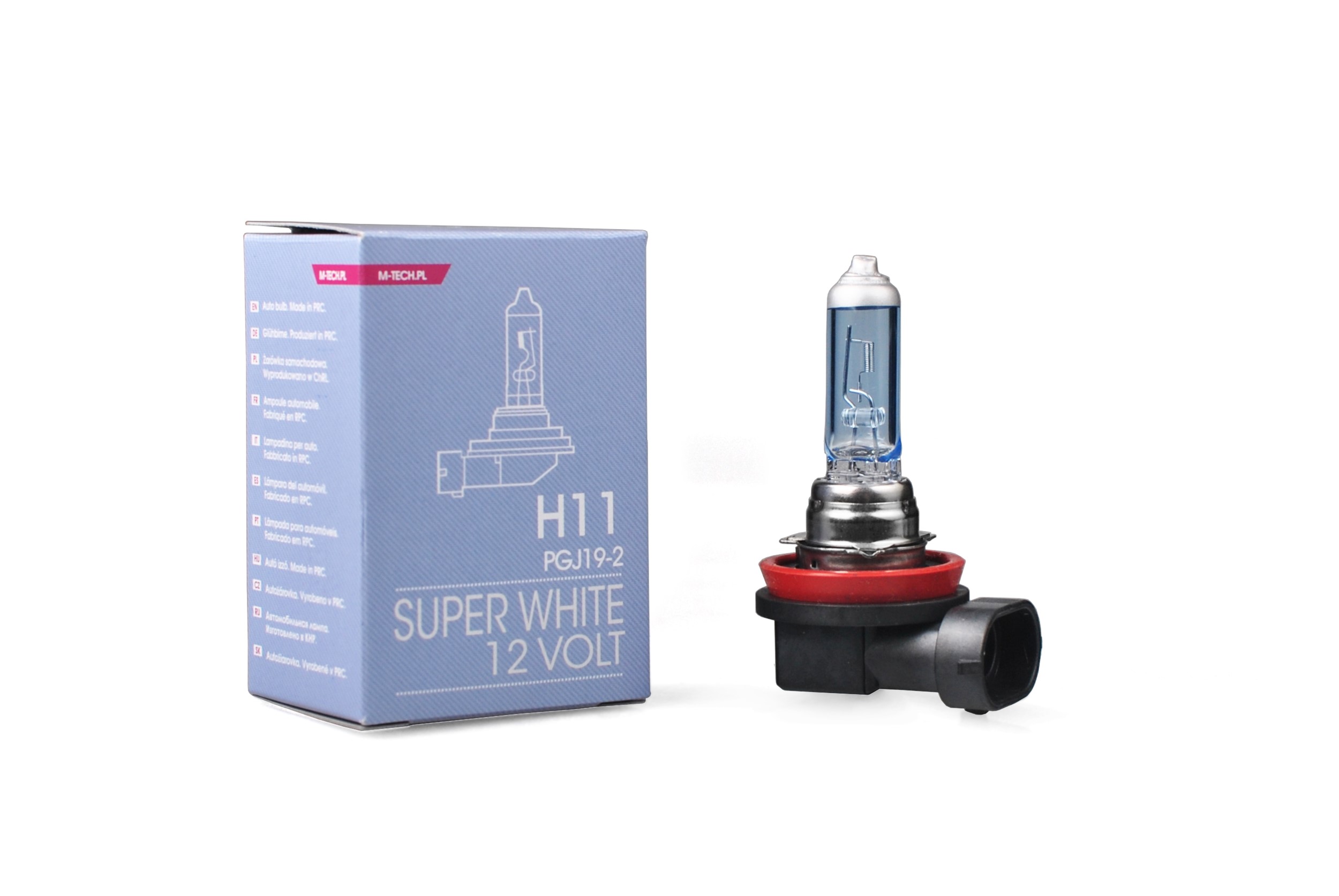 Żarówka halogenowa H11 Super 12 V 55 W PGJ19-2 M-Tech ZSW11 — ujęcie 2