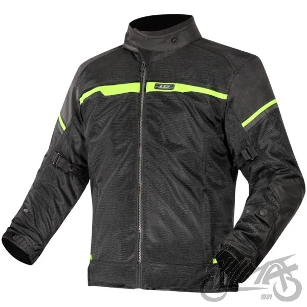 Kurtka motocyklowa LS2 Riva męska Black Neon Yellow — 5XL — ujęcie 1
