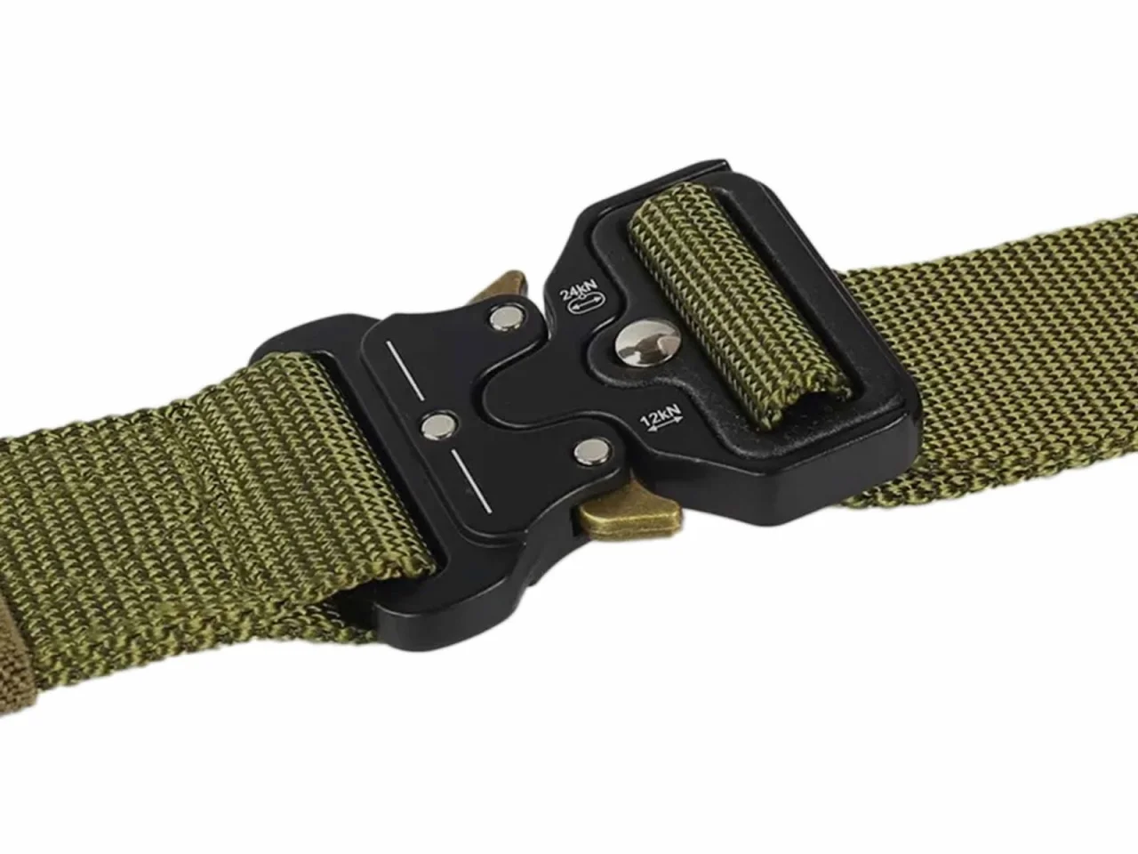 Pas taktyczny SURVIVAL 130 cm zielony — ujęcie 2