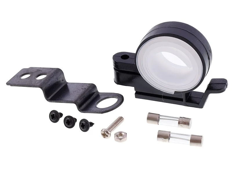 Ładowarka motocyklowa 2x usb 4.2a z woltomierzem i gniazdem zapalniczki — ujęcie 3