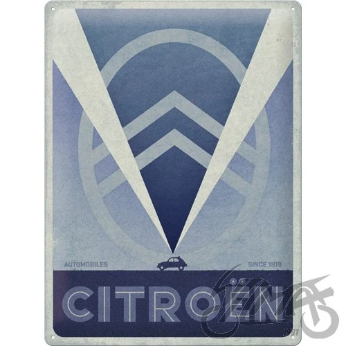 Tablica plakat 30 × 40 citroen 2CV logo blue 23308 — ujęcie 1