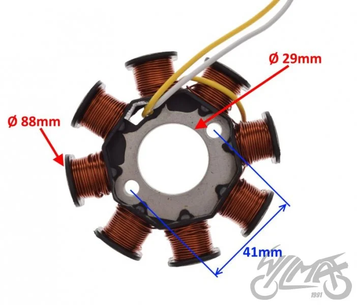 Stator do Kymco super 8 cewek – 2T — ujęcie 2