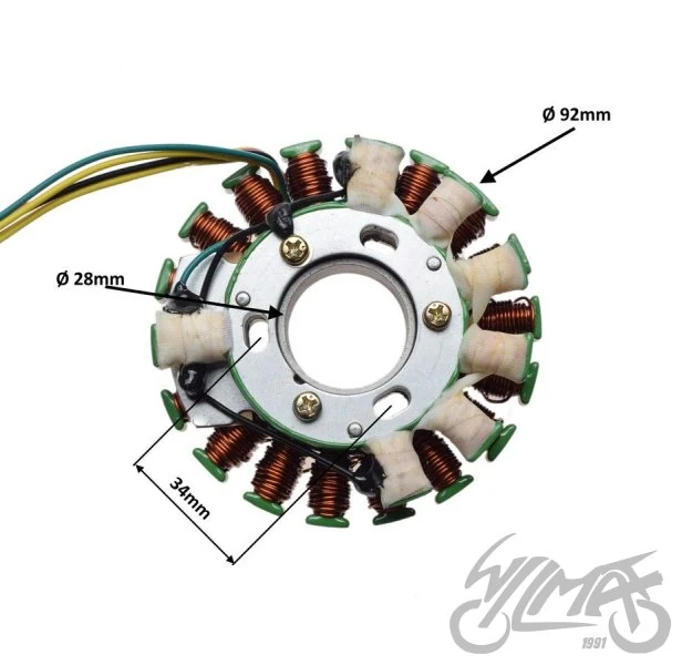Stator iskrownik do husqvarna 1987-2000 — ujęcie 2