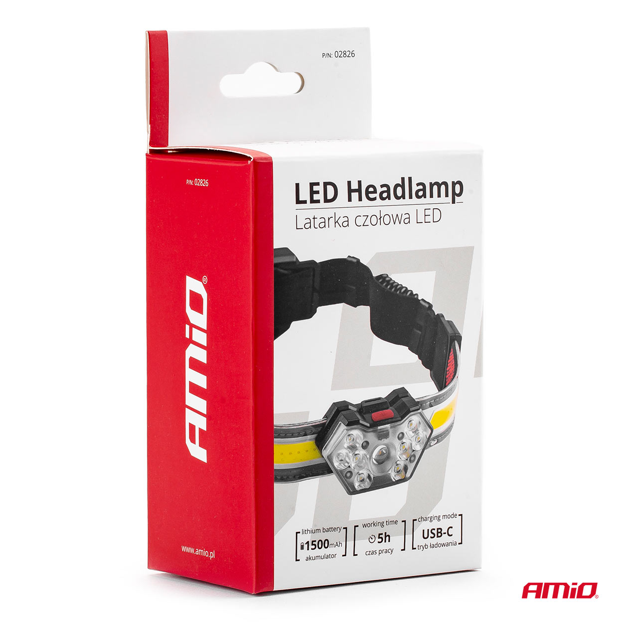 Latarka lampa czołowa LED LH04 — ujęcie 13
