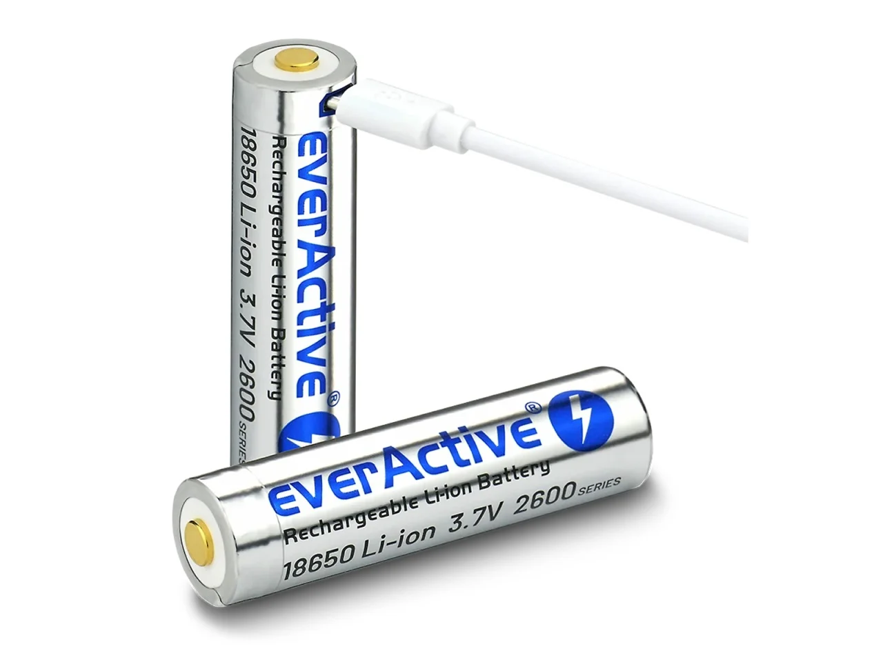 Akumulatorek 18650 Li-ion 2600 mAh everActive (micro USB) — ujęcie 3