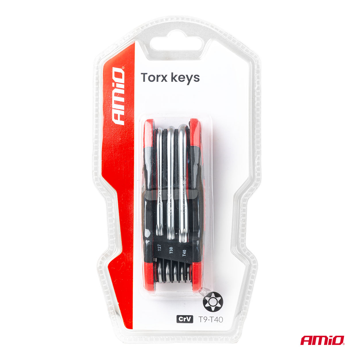 Klucze TORX składane 8 szt. CRV — ujęcie 5