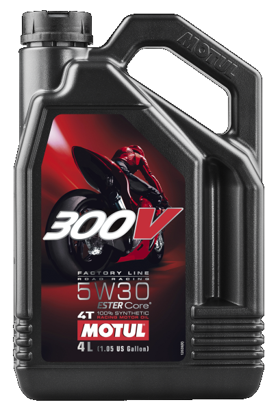 Olej 5W30 MOTUL 300 V factory line road 4T 4 l — ujęcie 2