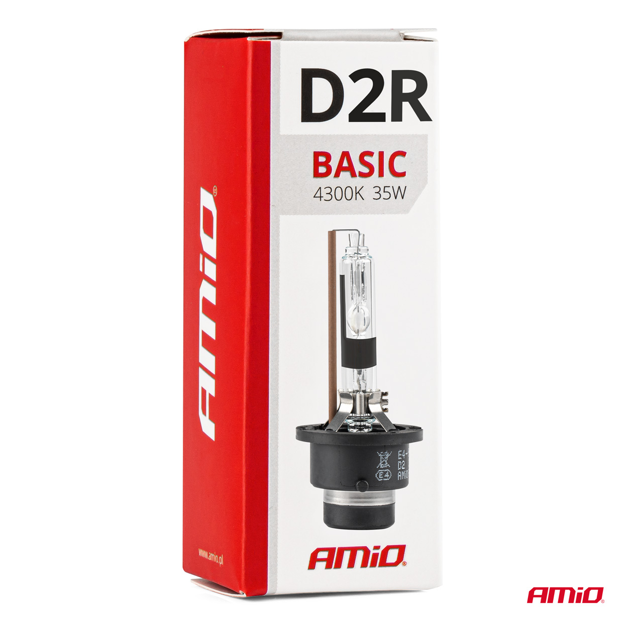 Żarówka ksenonowa żarnik xenon D2R 4300K AMiO BASIC — ujęcie 3