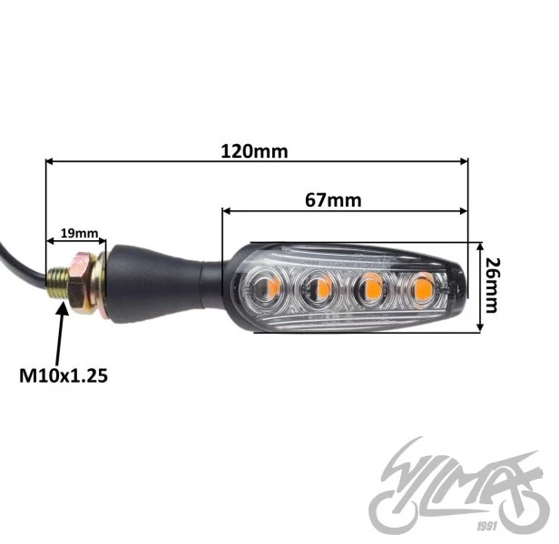 Kierunkowskaz przedni do Benelli TRK 502X — komplet B502X2462B — ujęcie 2