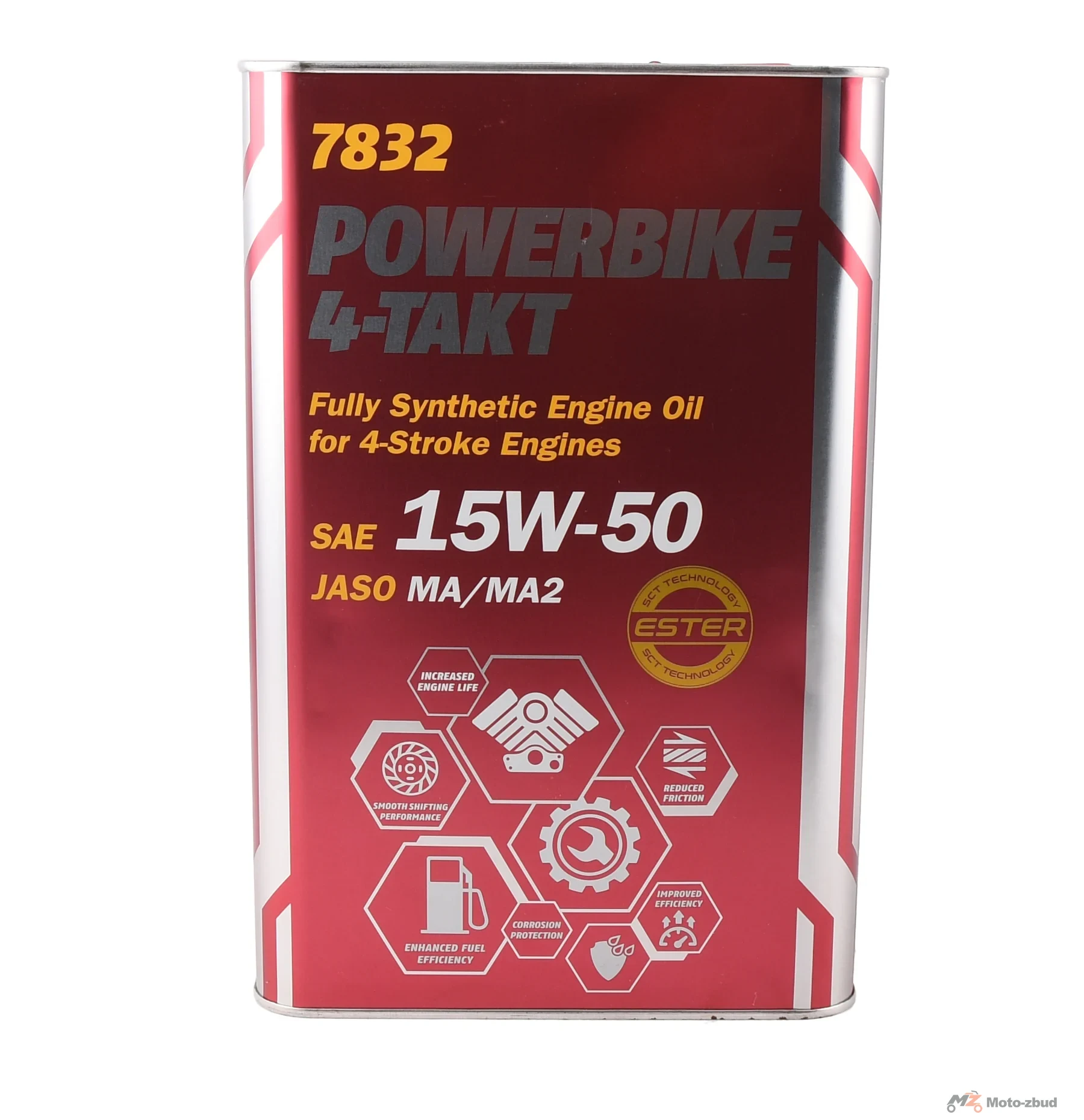 Olej silnikowy Mannol 4-TAKT powerbike 15W50 4 l
