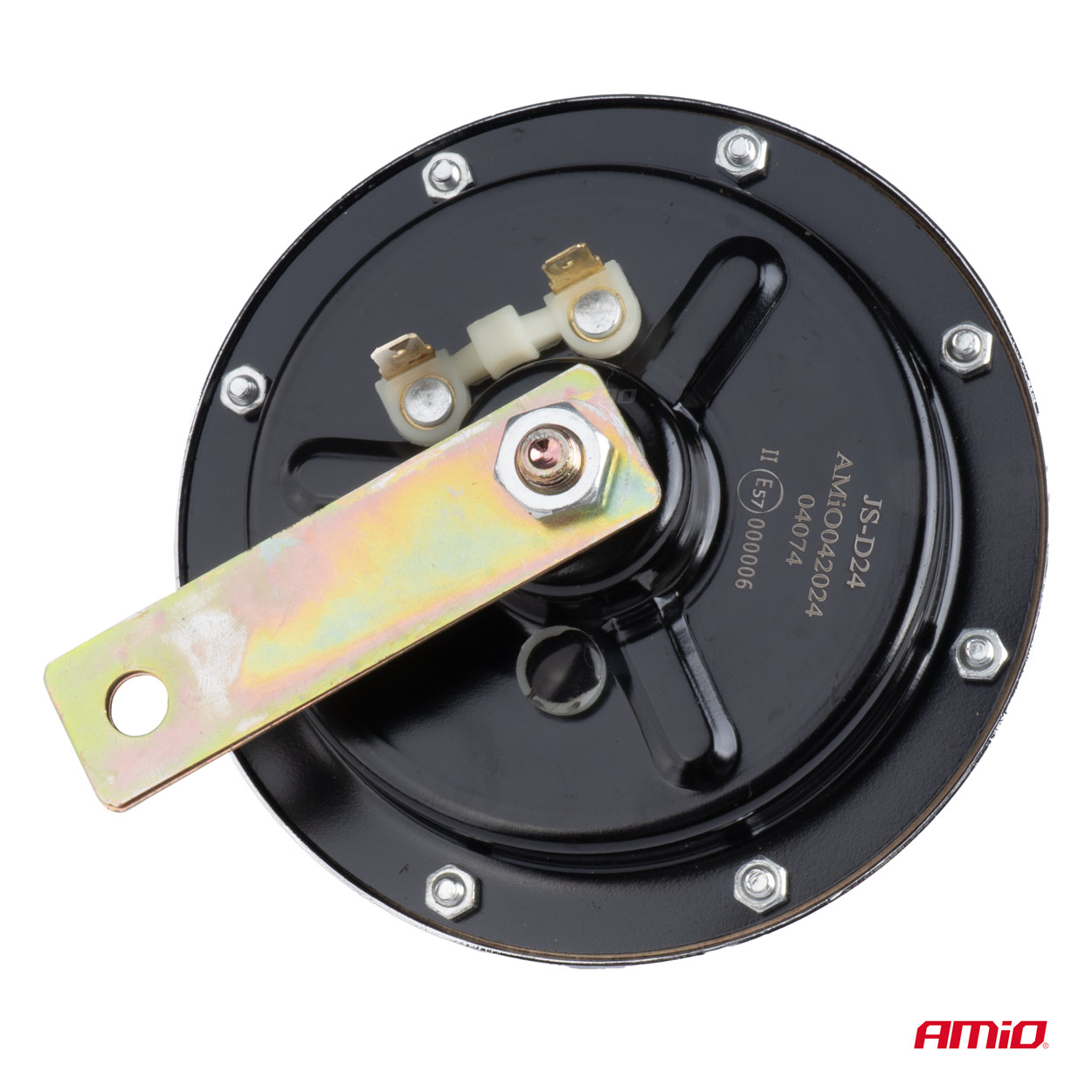 Klakson sygnał dźwiękowy chrom 125 mm 12 V — ujęcie 3