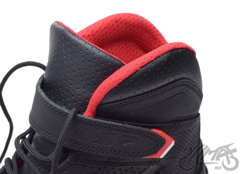 Buty motocyklowe LS2 Garra — czarno-czerwone, rozmiar 41 — ujęcie 5