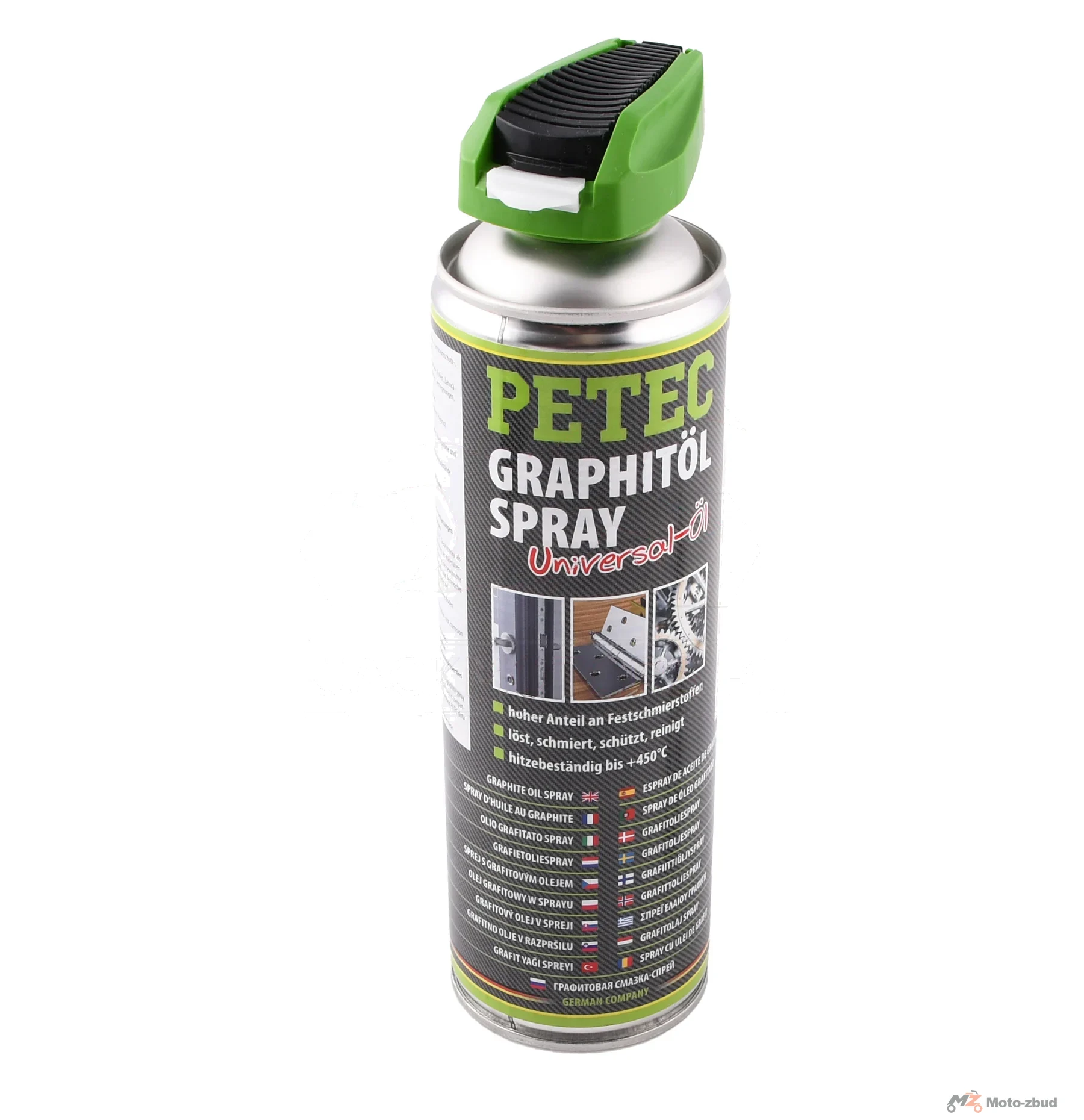 Olej grafitowy Petec graphitol spray 500 ml