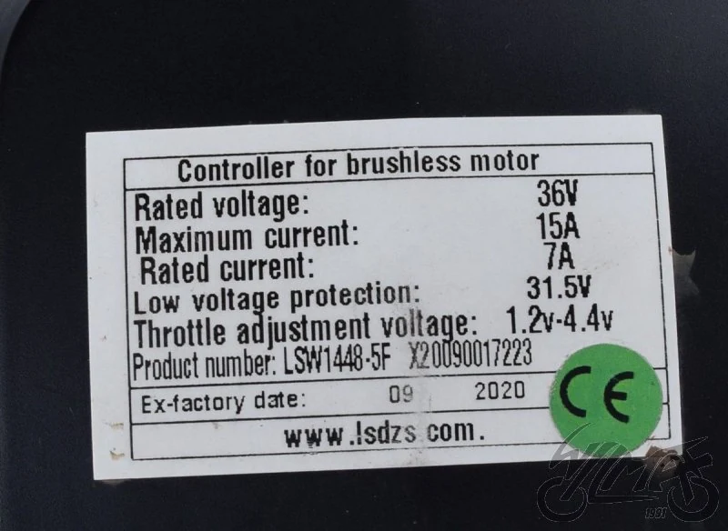 Sterownik rower elektryczny 36 V LSW1448-5F — ujęcie 2