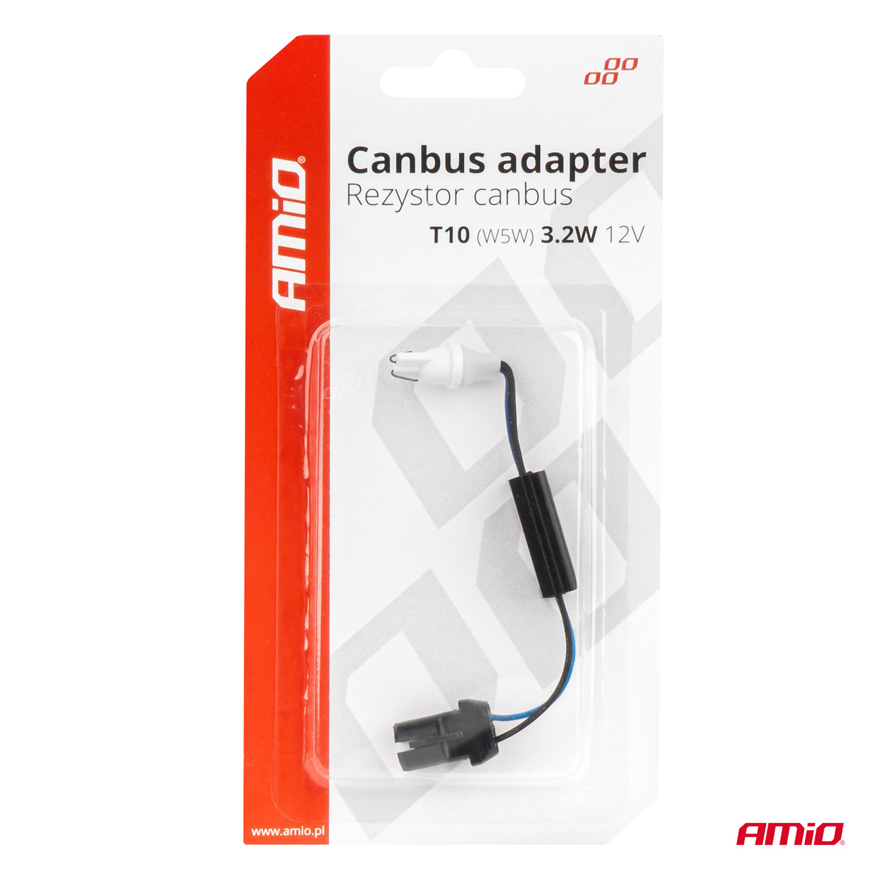 Rezystor opornik CANBUS do żarówek LED 12 V 3.2 W T10 W5W — ujęcie 5