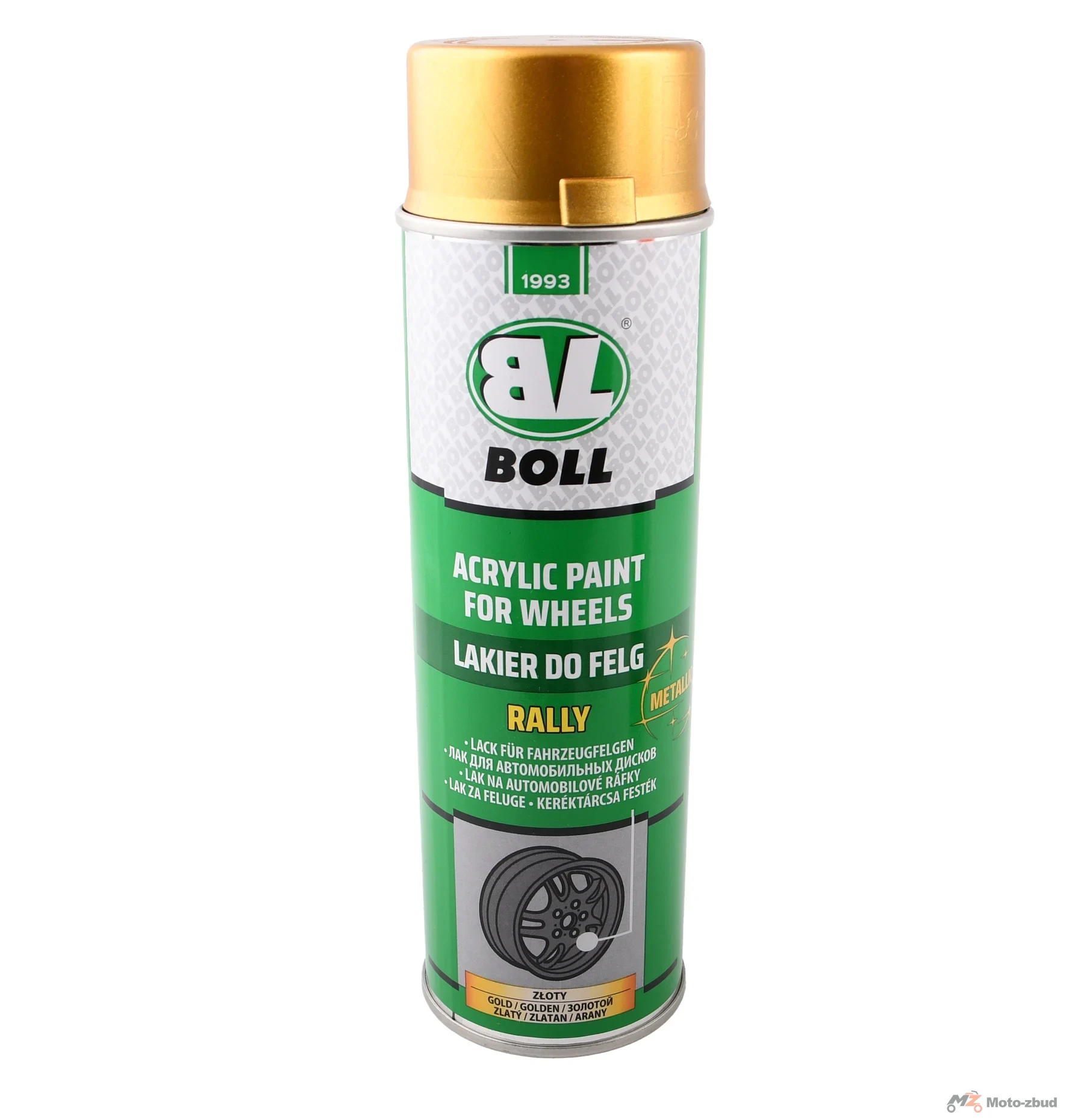 BOLL spray lakier do felg złoty metallic 500 ml
