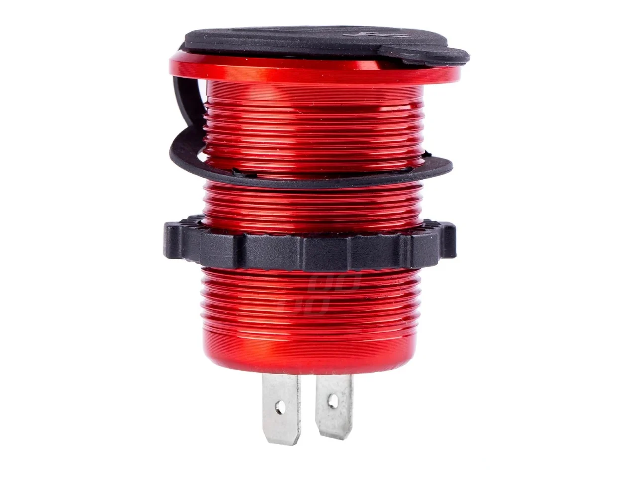 Ładowarka samochodowa z gniazdami 2xUSB 12/24V + tester napięcia (voltomierz) — ujęcie 4