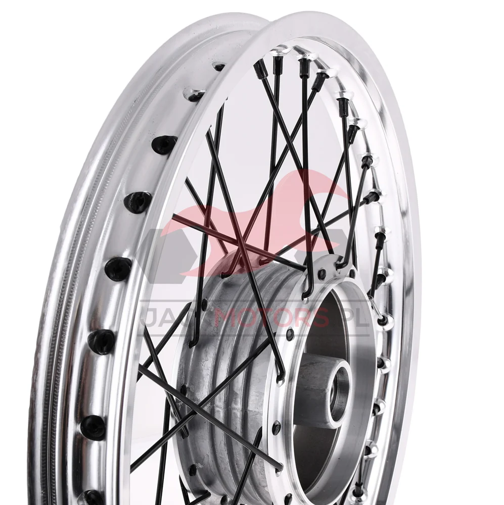 Koło jezdne Simson 1,4 × 16 S50/51/70 aluminium DPR Classic czarne szprychy — ujęcie 5