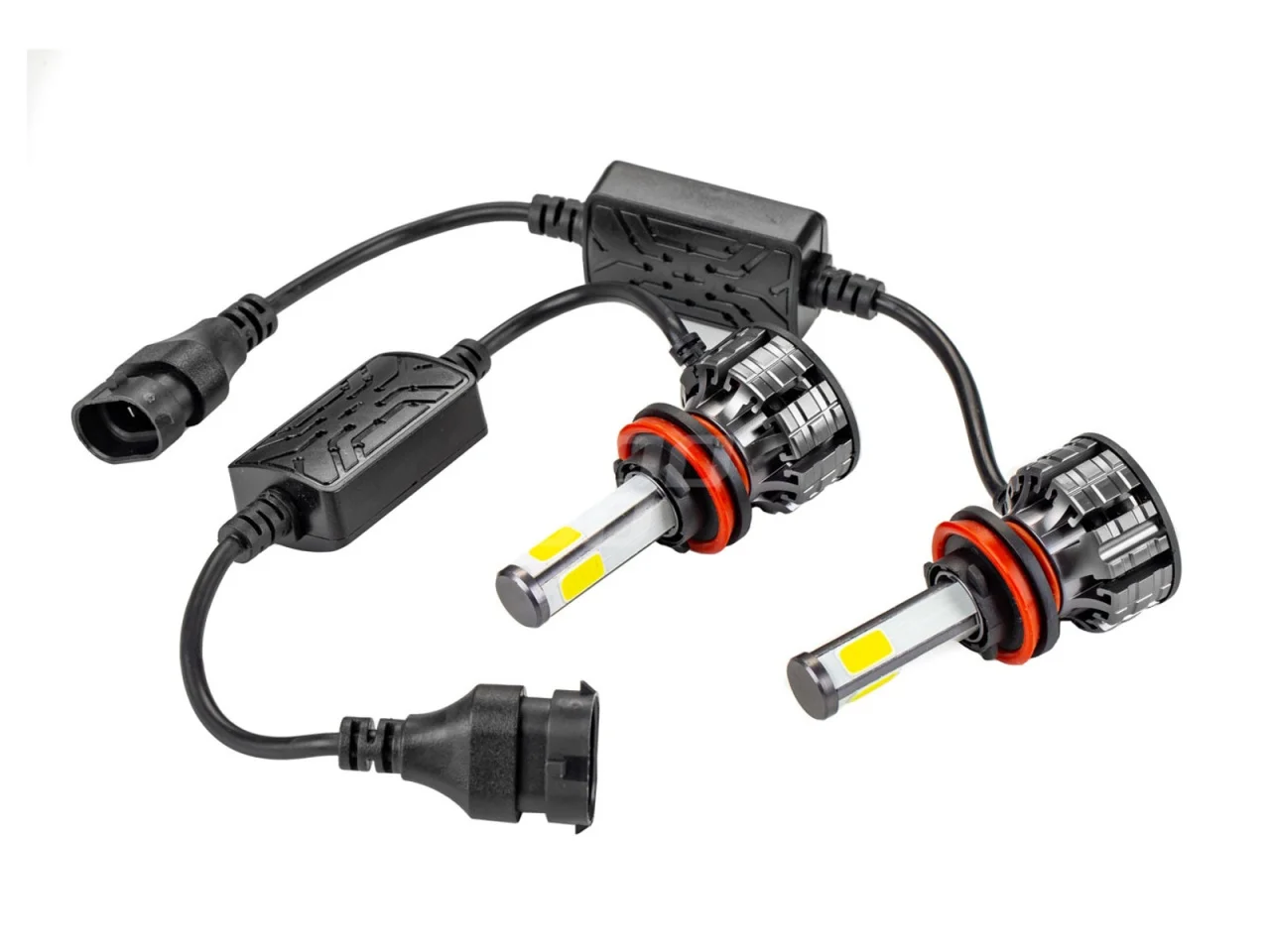 Żarówki samochodowe H8/H9/H11 LED COB 4Side AMIO (2szt.) — ujęcie 10
