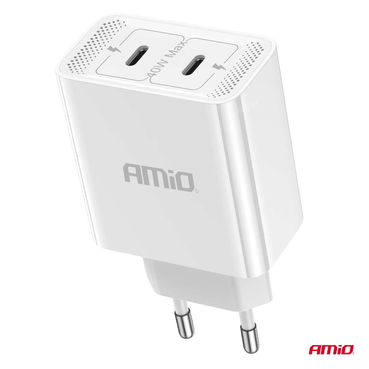 Ładowarka sieciowa 230 V 2x USB-C 40 W — ujęcie 2