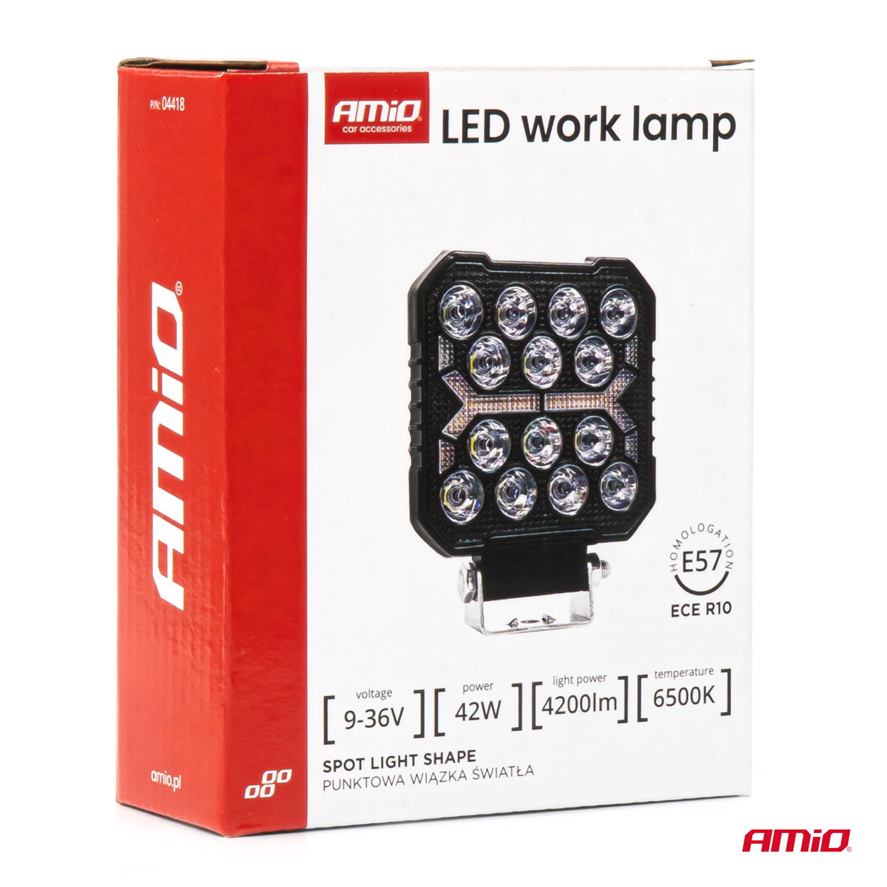 Lampa robocza LED szperacz AWL74 42 W 4200LM 12 V 24 V — ujęcie 8