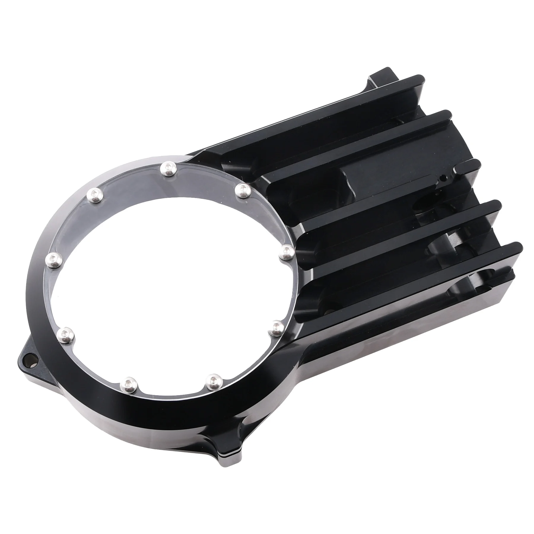 Pokrywa silnika prawa DPR Performance CNC Clear do Simson S51, SR50 — czarna — ujęcie 6