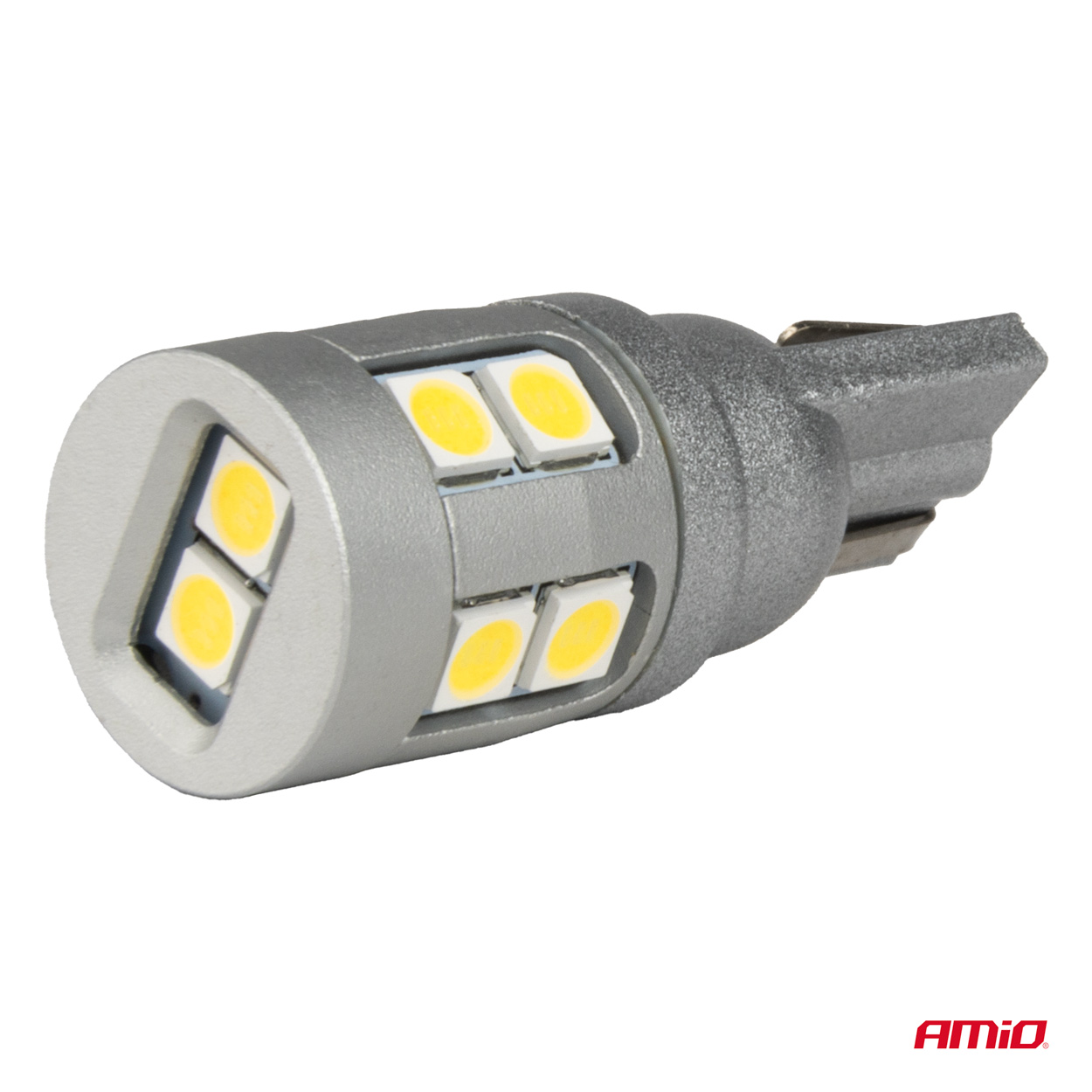 Żarówki LED CANBUS T10 W5W 12 SMD 3030 White 12 V 24 V — ujęcie 3