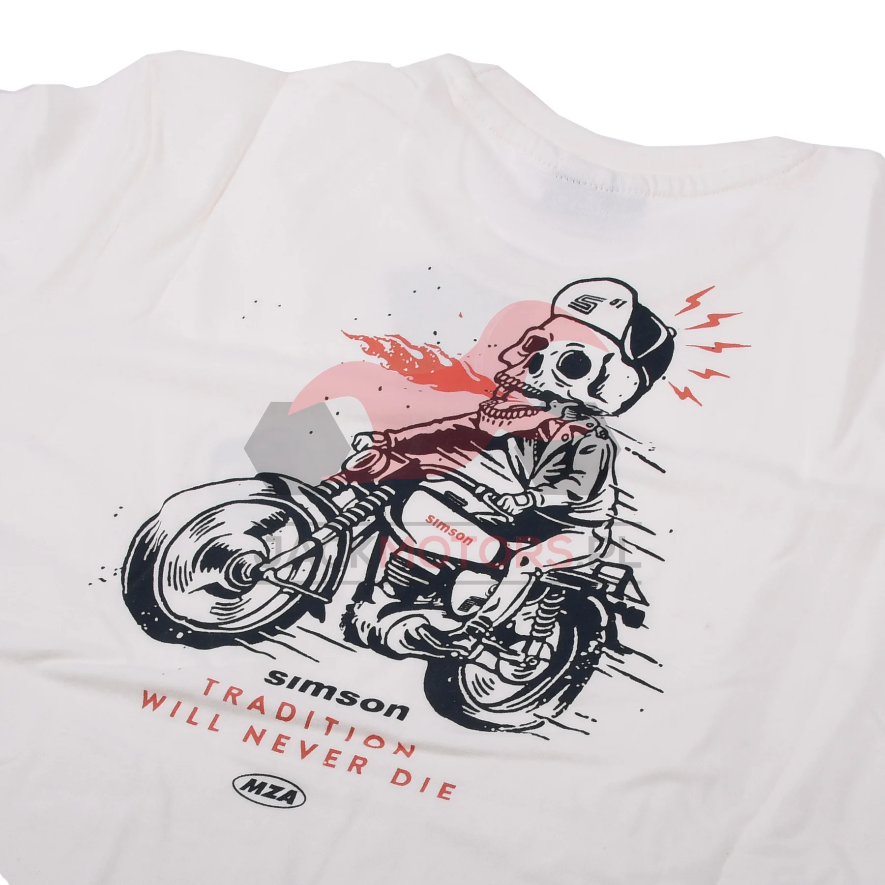 Koszulka t-shirt Simson "tradition will never die" beżowa rozmiar l MZA — ujęcie 2