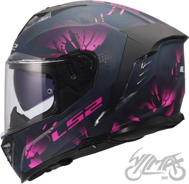 Kask LS2 FF818 Storm III burst Black pink — rozmiar M — ujęcie 2