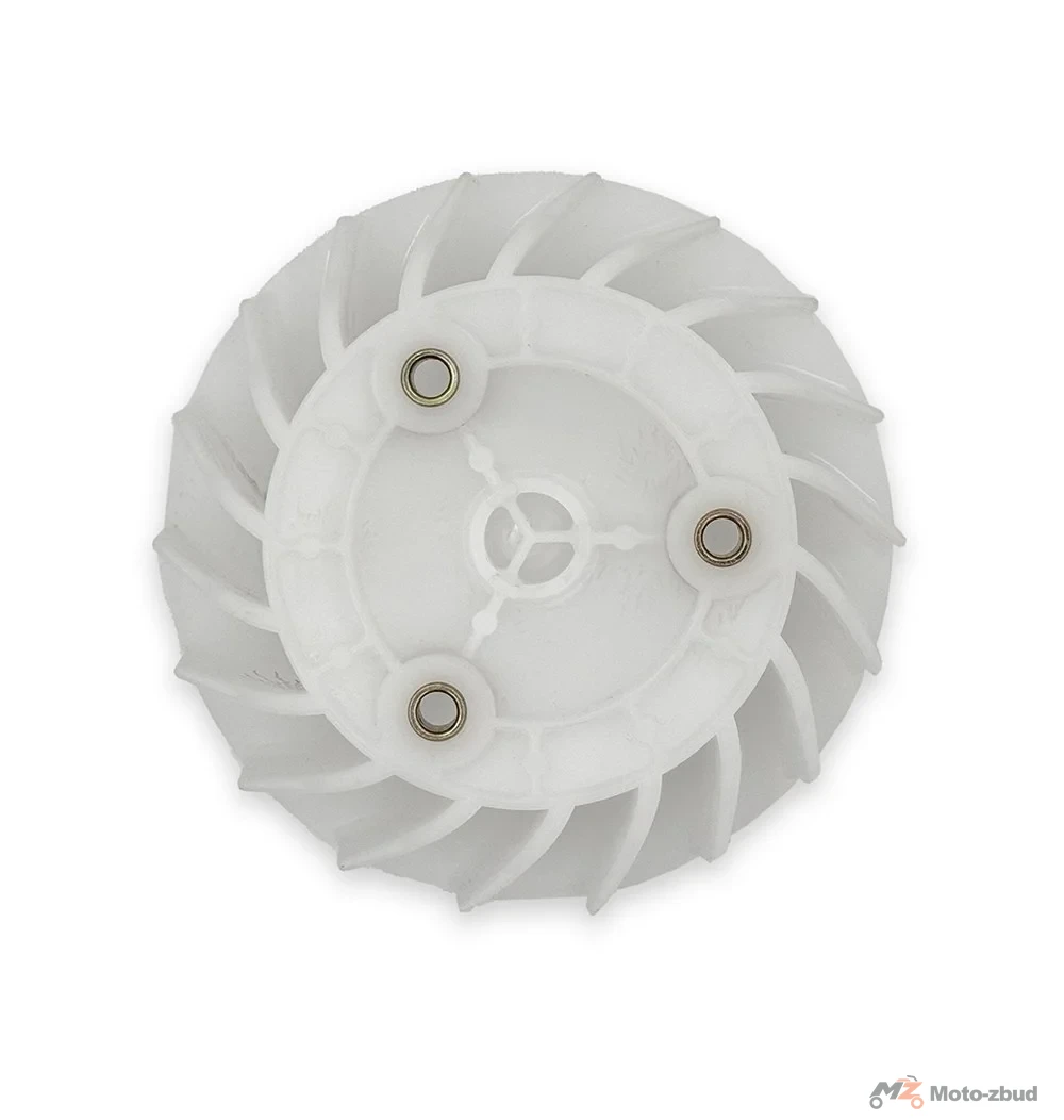 Junak 712 wentylator silnika "125" (przy kole magnesowym) (3 otwory, śr.zew.131 mm) — ujęcie 4