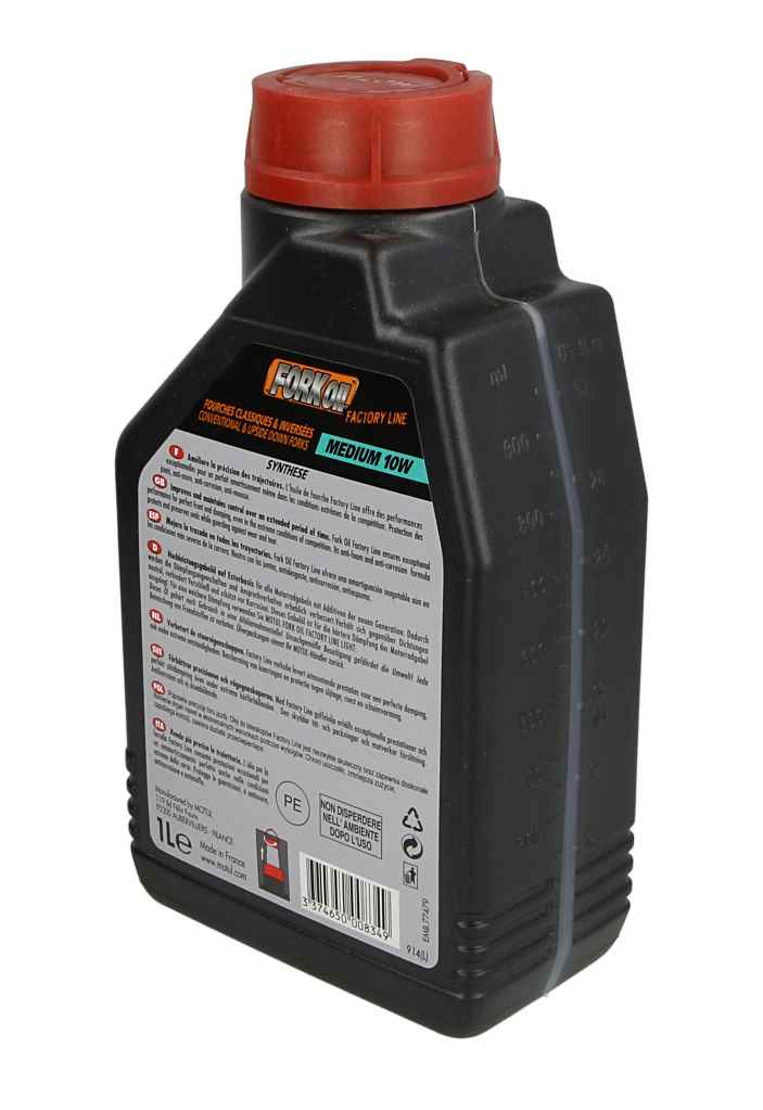 Olej do teleskopów 10 W MOTUL fork oil factory line medium 1 l — ujęcie 17