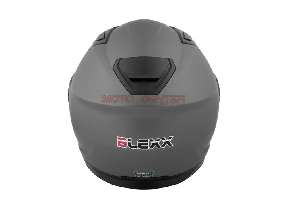 Kask motocyklowy szczękowy z blendą BLEXX YA-967 grafit M ECER22.06 — ujęcie 8