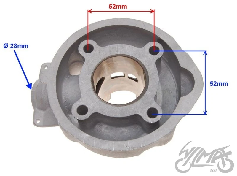 Cylinder do AM6 Minarelli 50 woda ceramiczny WM — ujęcie 4