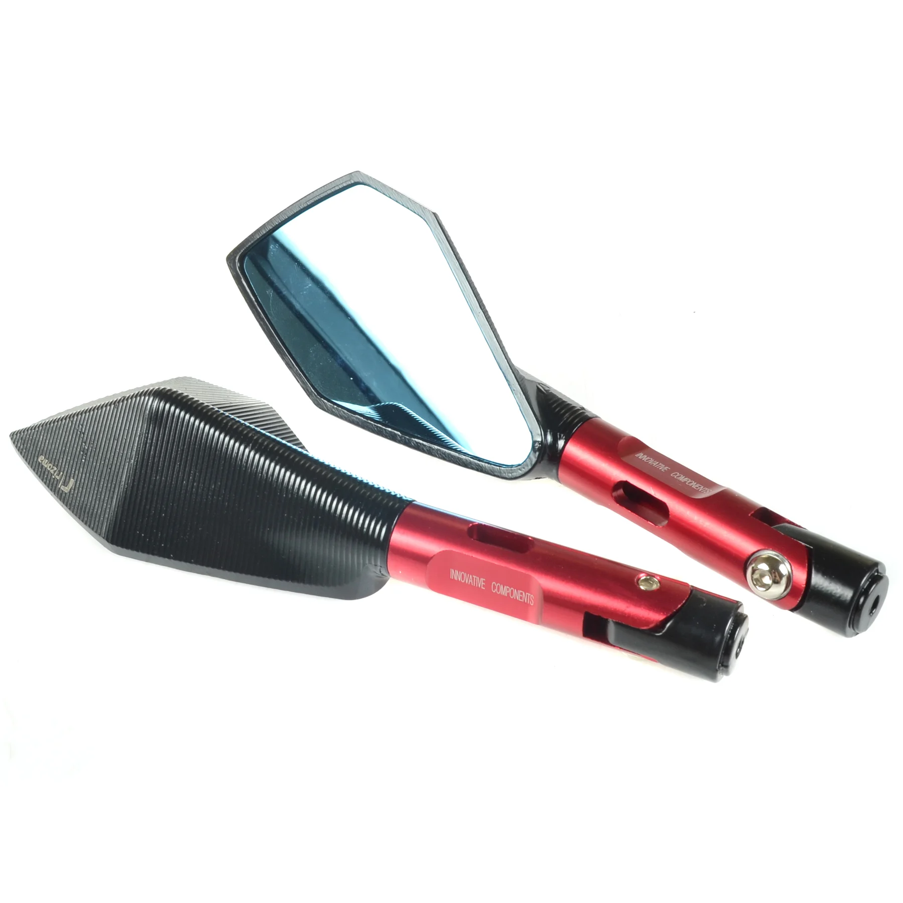 Lusterko czarne Evo aluminium Replika kpl.