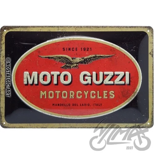Tablica plakat 20 × 30 moto guzzi logo 22285 — ujęcie 2