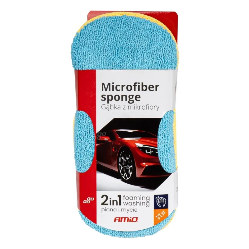 Gąbka do mycia auta samochodu z mikrofibry — ujęcie 3