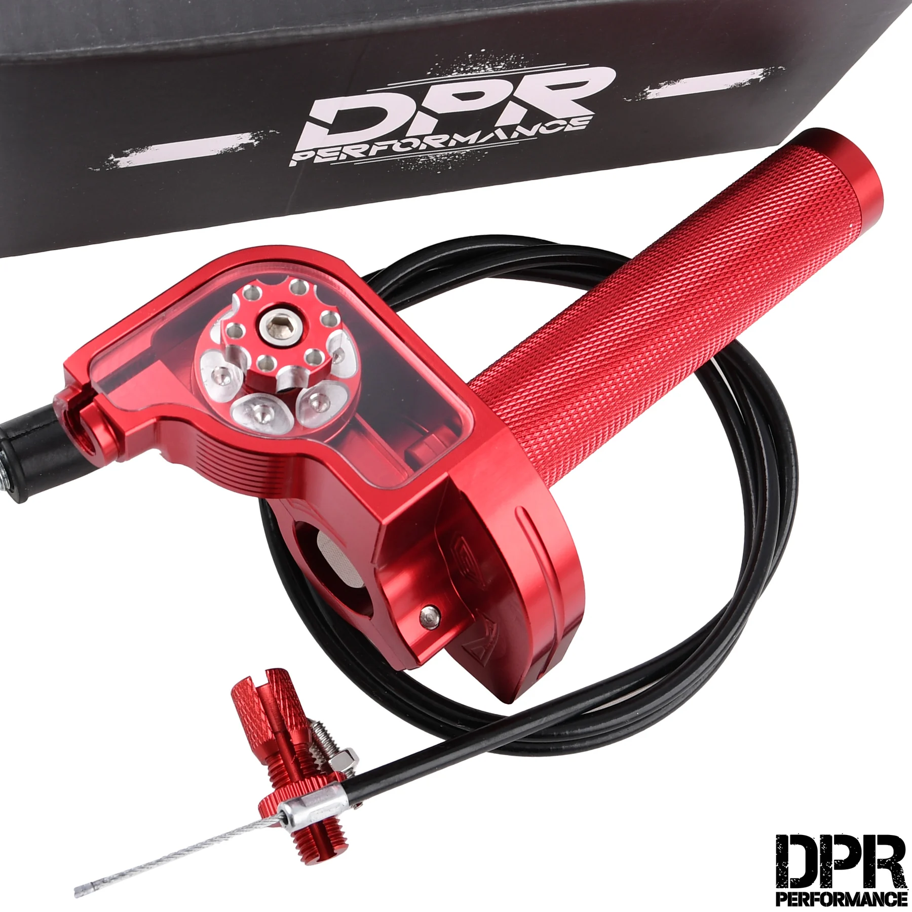 Rollgaz + linka DPR Performance aluminium CNC czerwony — ujęcie 1