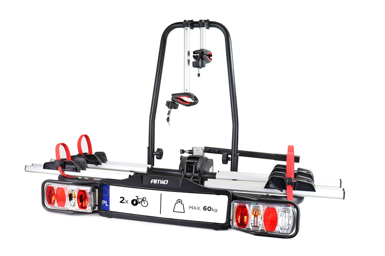 Bagażnik rowerowy samochodowy na hak - E-Bike - 2 rowery TBC-02/2