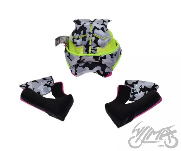 Wyściółka LS2 MX437 camo Pink S — ujęcie 2