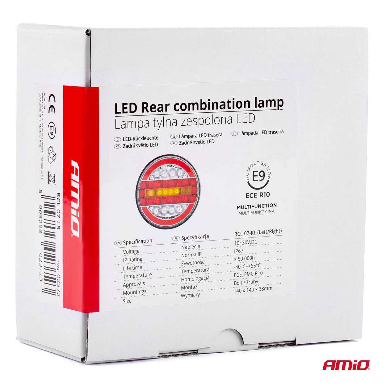 Lampa tylna zespolona LED RCL-07-LR dynamiczna lewa prawa — ujęcie 11