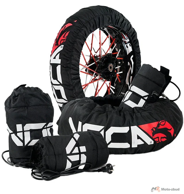 Koce grzewcze 12" VOCA racing czarne kpl.